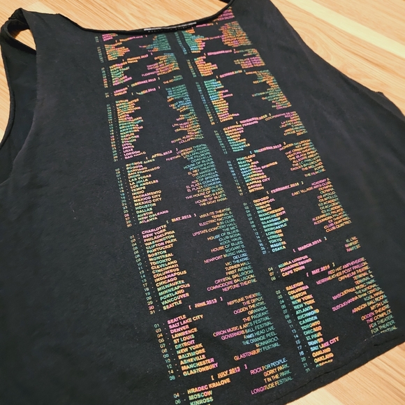 2013 Foals Psychedelic band tour tee - Picture 4 of 4